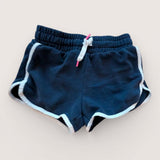 Navy Blue Sweat Shorts. Age 6-7