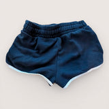 Navy Blue Sweat Shorts. Age 6-7
