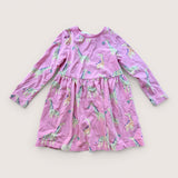 Pink Giraffe Summer Dress. Age 3-4
