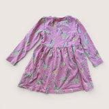 Pink Giraffe Summer Dress. Age 3-4