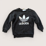 Black Adidas Logo Sweater