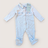 Whale Pajamas with collar. Age 3-6M. BNWT