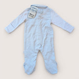 Whale Pajamas with collar. Age 3-6M. BNWT