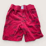 Red Fire Truck Shorts. Age 3