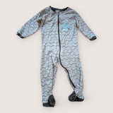 Whale Pajama Onesie. Age 18M