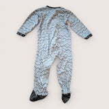 Whale Pajama Onesie. Age 18M