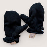 Hot Paws Black Fleece Mittens. Age 4-6