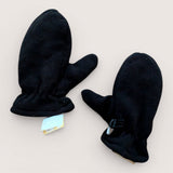 Hot Paws Black Fleece Mittens. Age 4-6