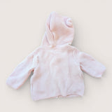 Knitted Bear Hoodie. Age 3-6M