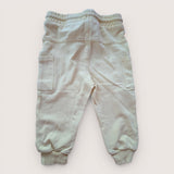 Yellow Waffle Sweatpants. Age 18-24M