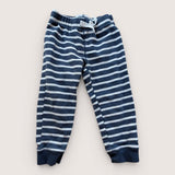 Blue and White striped sweatpants. Size 2