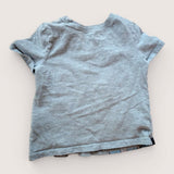 Bluey Grey Christmas T-Shirt. Age 18-24M