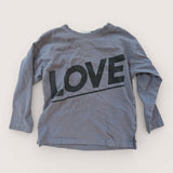 LOVE LS T-Shirt. Age 3-4 Years