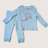 Striped Owl T-Shirt and Pants. Age 3-6M. BNWT