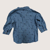 Collarless Anchor Shirt. 6-9M