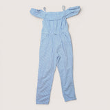 Striped Cotton Summer Jumpsuit. Age 6-7