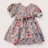 Wild Flower Smock Dress. Age 4