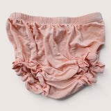 Coral Ruffle Underpants. Age 6-12M