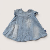 Swing Skirt Denim Dress. Age 18-24M
