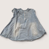 Swing Skirt Denim Dress. Age 18-24M