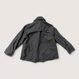 Gathered waist Black Shirt. Age 2