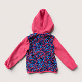 Pink & Floral Panel Fleece. Age 2