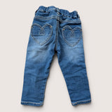 Denim Pants with Heart detail. Age 2