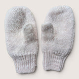 Knitted Bow detail Pink Sparkle Gloves. Age 18-24M