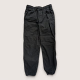 Black Cotton Pants. Elasticated ankles. Age 12