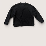 Black Crew Neck knitted Sweater. Age 3-4