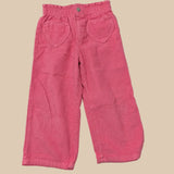 Pink wide leg Corduroy Pants. Age 5