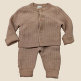Cos knitted Romper-pants with Cardigan. Age 2-4M