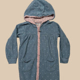 Fleece Hooded Winter Onesie. Age 24M