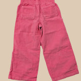 Pink wide leg Corduroy Pants. Age 5