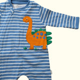 BNWT. Striped Blue & White Onesie. Age 0-3M