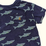 Shark SS T-Shirt. Age 4