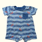Sealife Summer Onesie. Age 3-6M