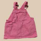 Cotton Dungarees Dress. Age 3M