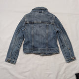 Denim Jacket - Pink detailing. Size XS/5