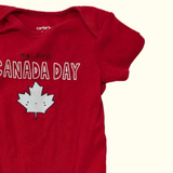 Canada Day Onesie. Age 9M