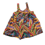 Bright Floral Culotte Dress. Age 6