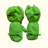 Frog Snow Mittens. Size S