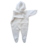 New Baby Quilted Onesie with Hood. NB