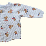 Quilted Bear Sweater. Age 12-18M