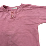 Buttoned Pink Sweater. Age 4-5