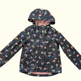 Rainbow Rain Jacket. Age 6
