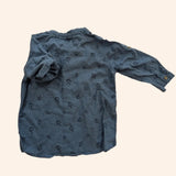 Collarless Anchor Shirt. 6-9M