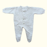 New Baby Quilted Onesie. NB