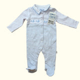BNWT. Whale Pajamas with collar. Age 3-6M.