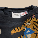 Panda and Tiger Printed LS T-Shirt. Age 18-24M